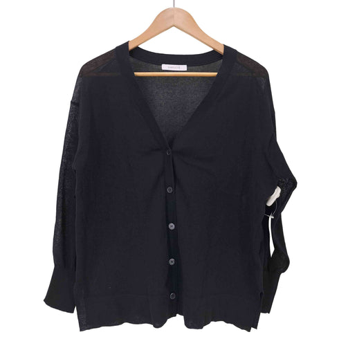 シンプリシテェ SIMPLICITE 25SS 手洗い可 リネン混シアーカーディガン レディース FREE