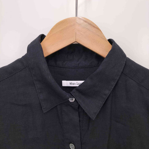 ウィムガゼット Whim Gazette 22SS リネン シャツ ワンピース レディース JPN:36