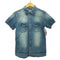 ジャックローズ JACKROSE Y2K UK ロックバンド ラインストーン S/S デニムシャツ メンズ 5