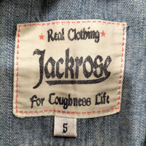 ジャックローズ JACKROSE Y2K UK ロックバンド ラインストーン S/S デニムシャツ メンズ 5