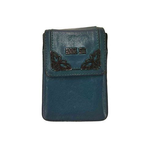 アナスイ ANNA SUI バタフライ レザー シガレット ケース レディース