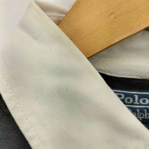 ポロバイラルフローレン Polo by RALPH LAUREN 90s~00s RLワッペン刺繍 サーフプリント S/S ラガーシャツ メンズ import:S