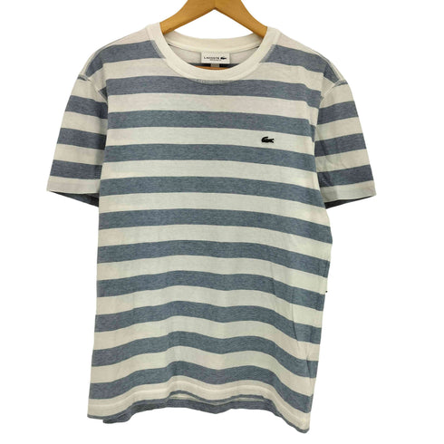 ラコステ LACOSTE グラフィックボーダー コットンジャージーTシャツ メンズ import:M
