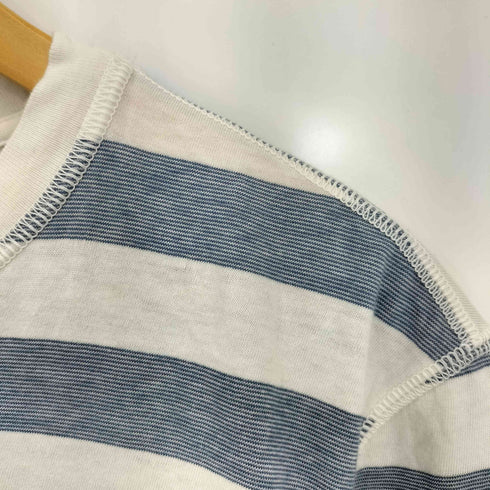 ラコステ LACOSTE グラフィックボーダー コットンジャージーTシャツ メンズ import:M