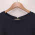 ドゥドゥ DouDou 24AW バックジップ5分袖ワンピース レディース FREE
