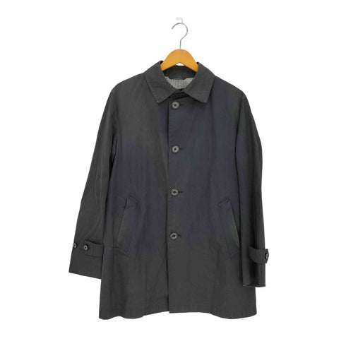 マッキントッシュフィロソフィー MACKINTOSH PHILOSOPHY 裏地チェック ベンチレーションホール コットン ステンカラーコート メンズ US:40