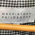 マッキントッシュフィロソフィー MACKINTOSH PHILOSOPHY 裏地チェック ベンチレーションホール コットン ステンカラーコート メンズ US:40