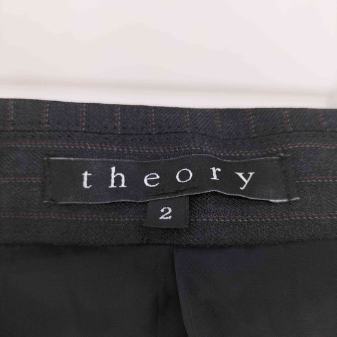 セオリー theory GABE B & LISON-CC / SERIOUS 1Bシングルテーラードジャケット & 裾スリット クロップドスラックス セットアップ レディース ジャケット/パンツ 共に2