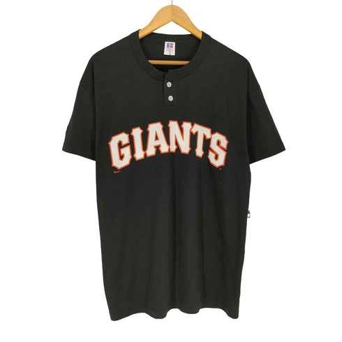 ラッセルアスレチック RUSSELL ATHLETIC チームロゴプリントヘンリーネックTシャツ メンズ