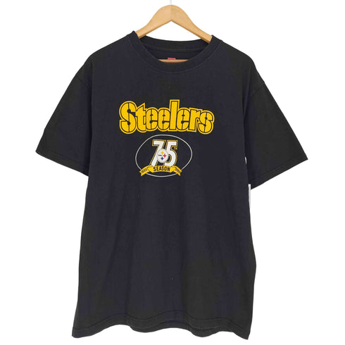 チームアパレル NFL TEAM APPAREL フロントチームロゴプリントクルーネックTシャツ メンズ L