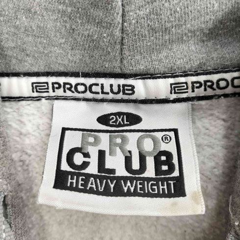プロクラブ PRO CLUB HEAVY WEIGHT 無地プルオーバーパーカー メンズ 2XL