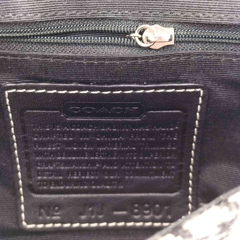 コーチ COACH 千鳥格子 レザーハンドル ミニ ショルダーバッグ レディース