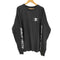 ステューシー Stussy × HEEL BRUSE ヒール ブルース コラボ スカル ショーンフォント 両面 袖 プリント L/S カットソー Tシャツ ロンT メンズ import:XL