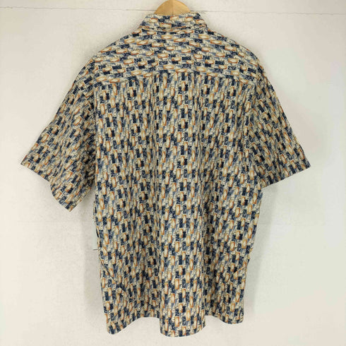 カンピアモダ CAMPIA MODA 総柄コットンシャツ メンズ XL