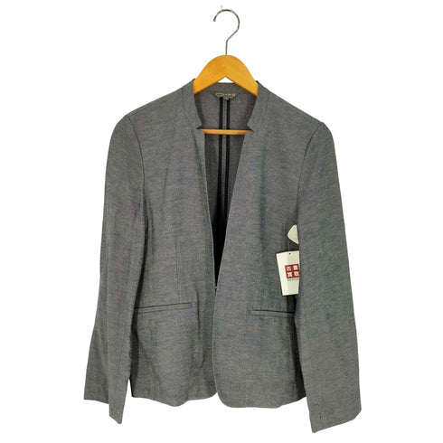 アデイインザライフユナイテッドアローズ A day in the life UNITED ARROWS リネン混 ノーカラージャケット レディース JPN:40