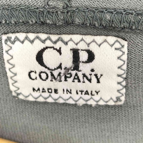シーピーカンパニー C.P.COMPANY 00ss イタリア製 ポール ハーヴェイ期 綿100 ナイロン切替 ライトオンス ジップアップフーディー 裾ドローコード メンズ L