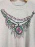 90S シングルステッチ ネイティブアメリカン クルーネック 半袖Tシャツ カットソー メンズ