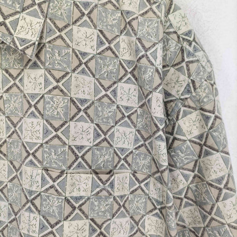 ピエールカルダン pierre cardin 総柄コットンシャツ メンズ XL