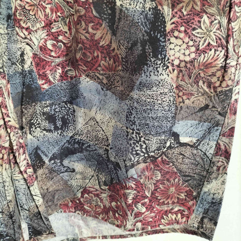 ナチュラルイシュー NATURAL ISSUE 花柄コットンBDシャツ メンズ M