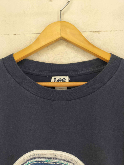 リー Lee チームロゴ プリント クルーネック 半袖Tシャツ カットソー メンズ XL