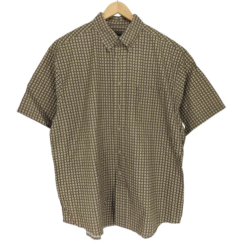デヴィッドテイラー david taylor 総柄コットンBDシャツ メンズ L