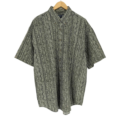 AMERICAN BLUE USA製 総柄BDシャツ メンズ XL