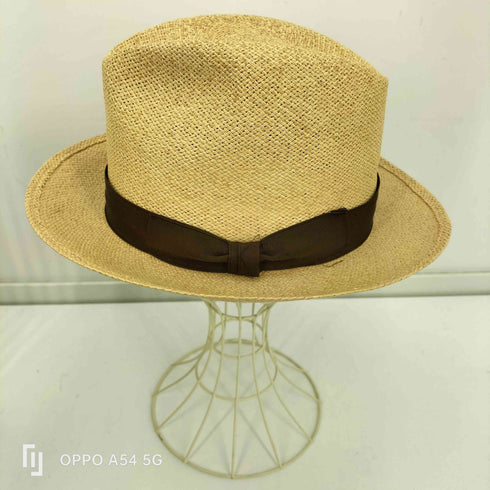 ブルックスブラザーズ BROOKS BROTHERS MADE IN ITALY イタリア製 麦わら ストロー ハット メンズ