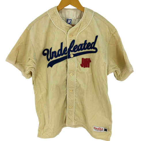 アンディフィーテッド UNDEFEATED コーデュロイ ベースボールシャツ メンズ M