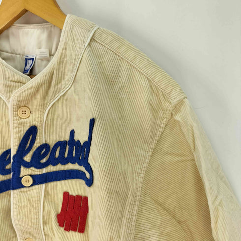 アンディフィーテッド UNDEFEATED コーデュロイ ベースボールシャツ メンズ M