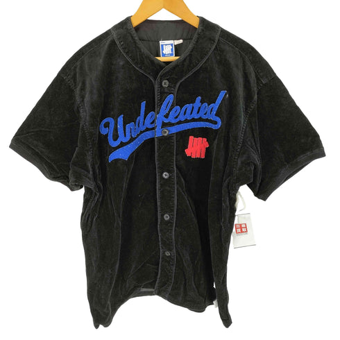 アンディフィーテッド UNDEFEATED コーデュロイ ベースボールシャツ メンズ M
