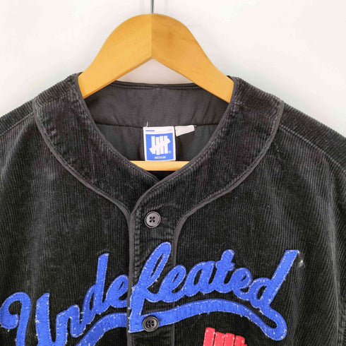 アンディフィーテッド UNDEFEATED コーデュロイ ベースボールシャツ メンズ M