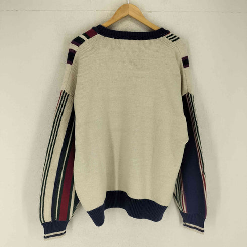 IVY CLUB CLASSICS コットンリネン ストライプニット メンズ XL