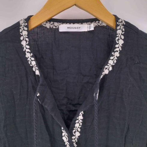 マウジー moussy EMBROIDERY DRESS 刺繍 ドレスワンピース レディース FREE