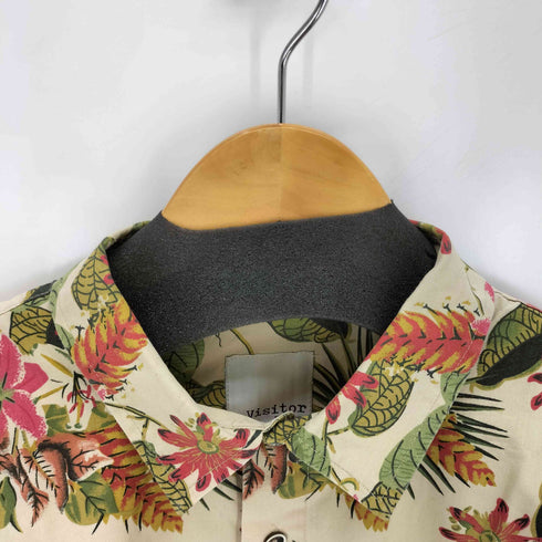 Visitor premium ボタニカル柄S/Sシャツ メンズ JPN:XL