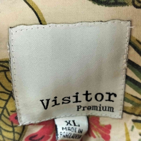 Visitor premium ボタニカル柄S/Sシャツ メンズ JPN:XL