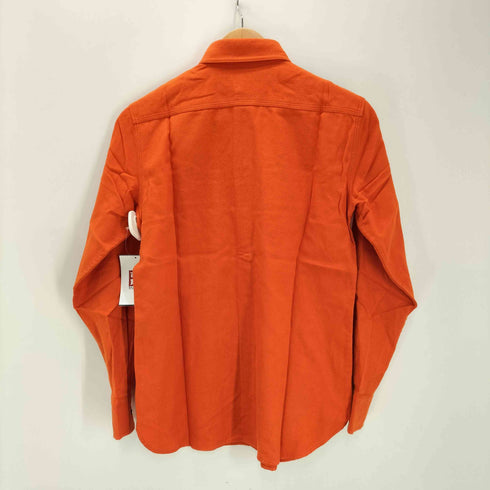 ラルフローレン RALPH LAUREN Relaxed Fit コットン ショルダー レザー ガン パッチ ハンティング シューティング L/S シャツ メンズ US:0-2