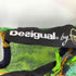 デシグアル Desigual ビジュー装飾 マルチカラープリント シワ加工 半袖 ブラウス レディース import:XS