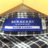 バーバリーブルーレーベル BURBERRY BLUE LABEL ロゴ 刺繍 チェック柄 コットン フランネル L/S シャツ レディース JPN:38