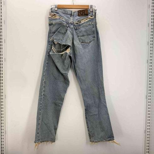 ダブルアールエルラルフローレン RRL RALPH LAUREN ボタンフライ ストレート デニム パンツ メンズ