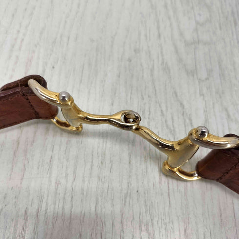 トプカピ TOPKAPI ビットバックルレザーベルト レディース