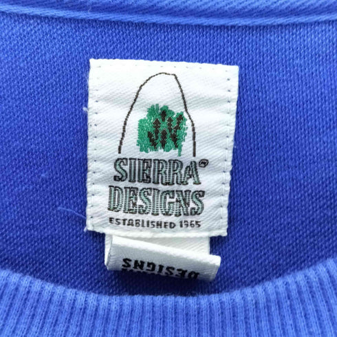 シェラデザイン SIERRA DESIGNS ロゴプリントクルーネックスウェット メンズ import:M