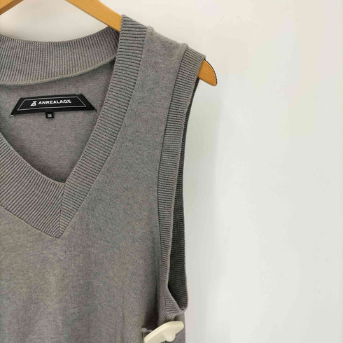 アンリアレイジ ANREALAGE 20SS SIDE ANGLE KNIT VEST メンズ 38