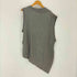 アンリアレイジ ANREALAGE 20SS SIDE ANGLE KNIT VEST メンズ 38