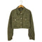 ザラ ZARA TRF クロップド マッチング ジャケット レディース import:M