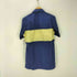 ポロバイラルフローレン Polo by RALPH LAUREN 90S イカリ 刺繍 パネル ボーダー 開襟 オープンカラー バイカラー S/S マリン シャツ メンズ import:M