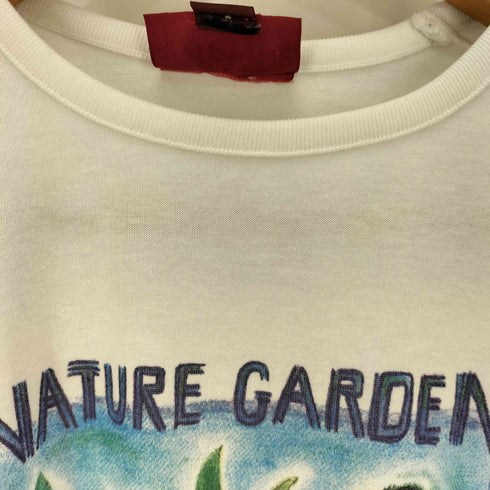ミズノ MIZUNO 袖裾シングル NATURE GARDEN イラスト クルーネックTシャツ メンズ import:M