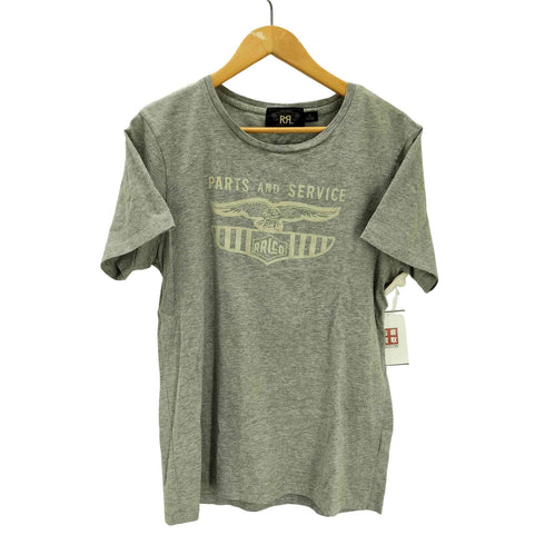 ダブルアールエルラルフローレン RRL RALPH LAUREN 鷹 ロゴ プリント Tシャツ メンズ import:M