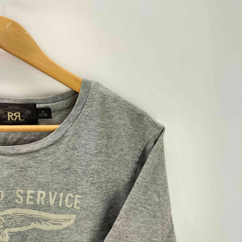 ダブルアールエルラルフローレン RRL RALPH LAUREN 鷹 ロゴ プリント Tシャツ メンズ import:M