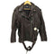 ザラ ZARA ユーズドオーバーサイズ フェイクレザー ライダースジャケット レディース import:L