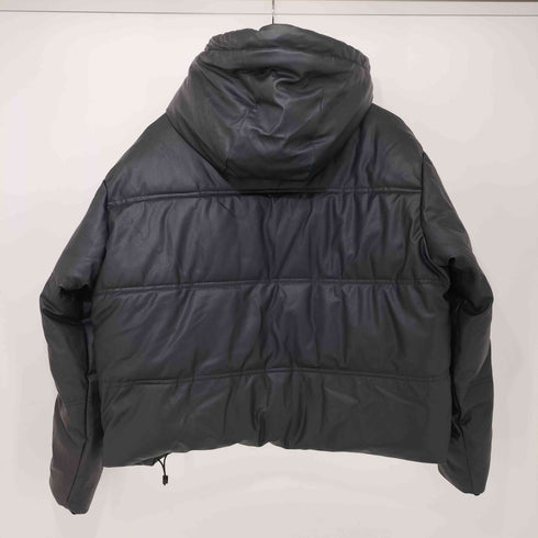 ザラ ZARA フェイクレザー 中綿 ジャケット レディース import:L